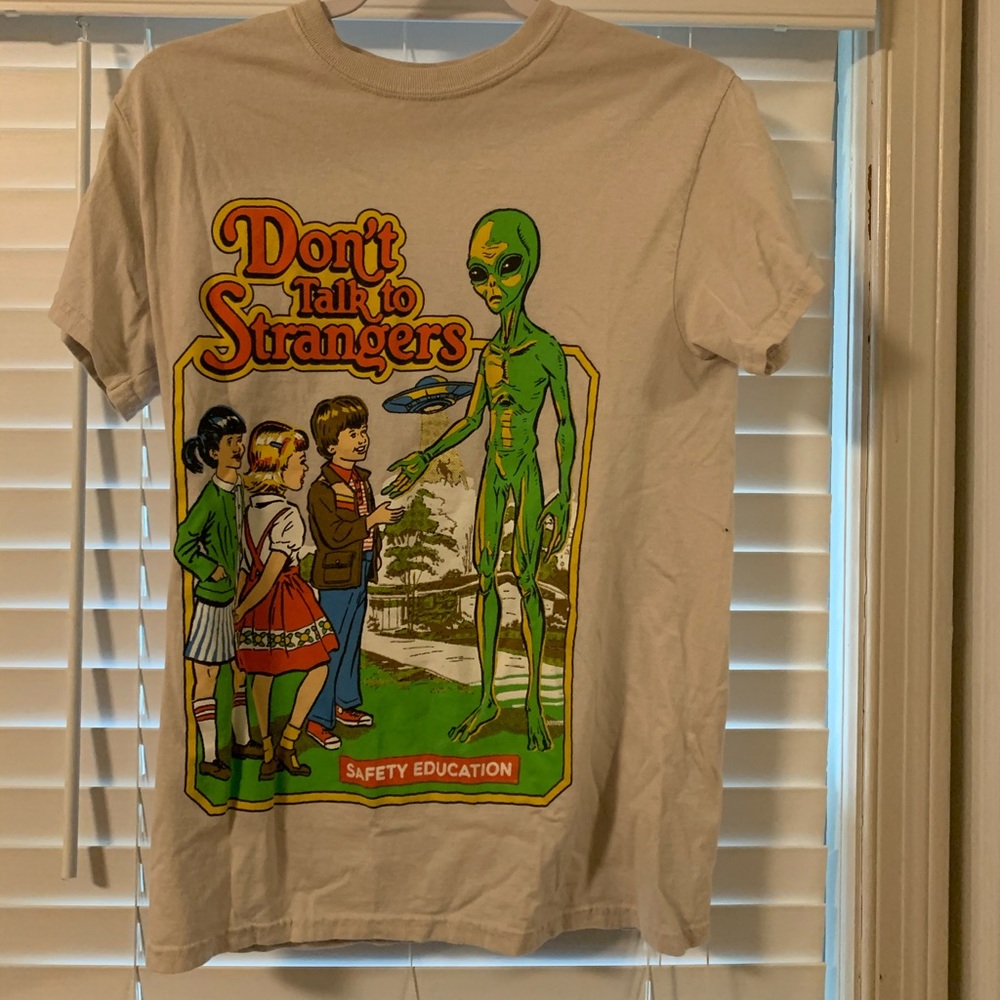 Don’t Talk to Strangers Short Sleeved Tee